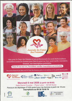 Journée du cœur des femmes à GUISE le 6  mai 2026