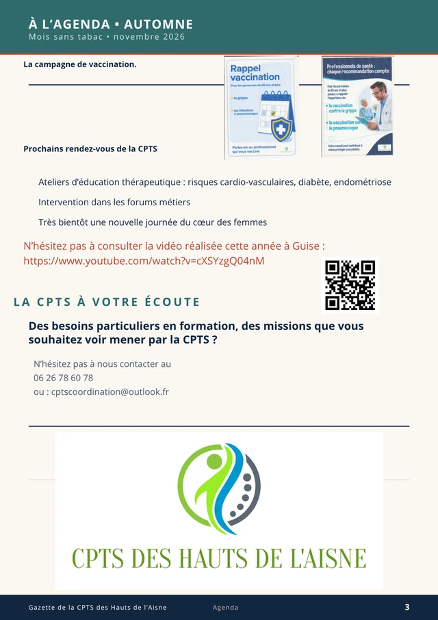 Gazette automne 2026 fin