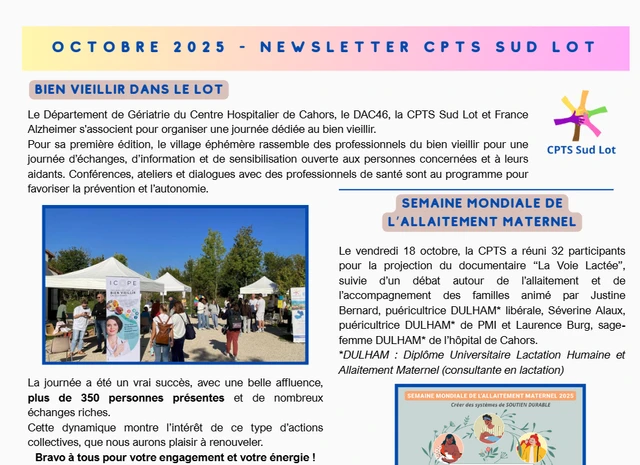 Newsletter Octobre 2025