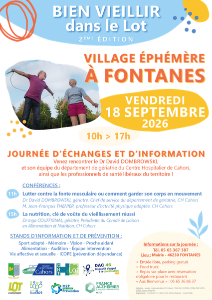 FONTANES - Village éphémère bien vieillir