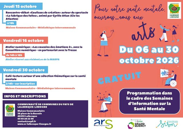LALBENQUE-LIMOGNE - Semaines d'information sur la santé mentale