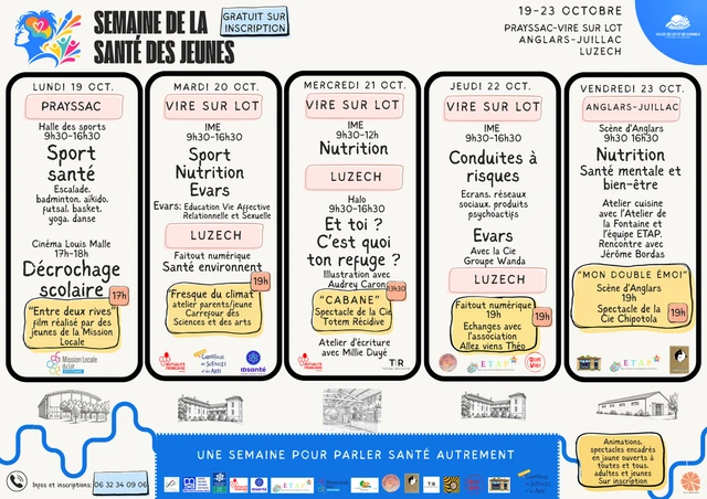 Semaine de la santé des jeunes 19/10-23/10