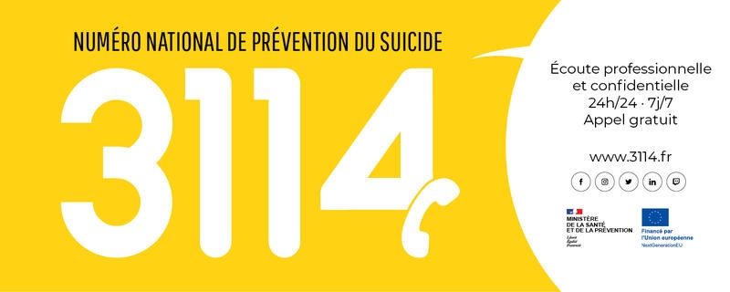 3114 – Le numéro national de prévention du suicide