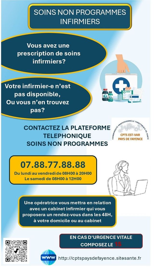 SOINS NON PROGRAMMES INFIRMIERS LIBERAUX