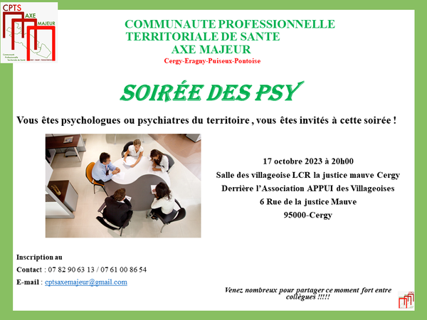 SOIREE DES PSY 