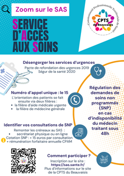 Le Service d'Accès aux Soins - Infos et inscription pour les professionnels de santé
