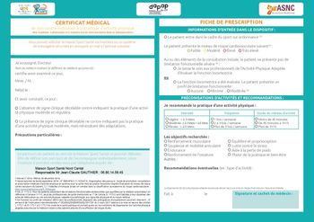 Prescription Activité Physique Adaptée