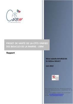 Consulter le projet de santé
