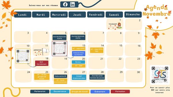 Agenda Novembre