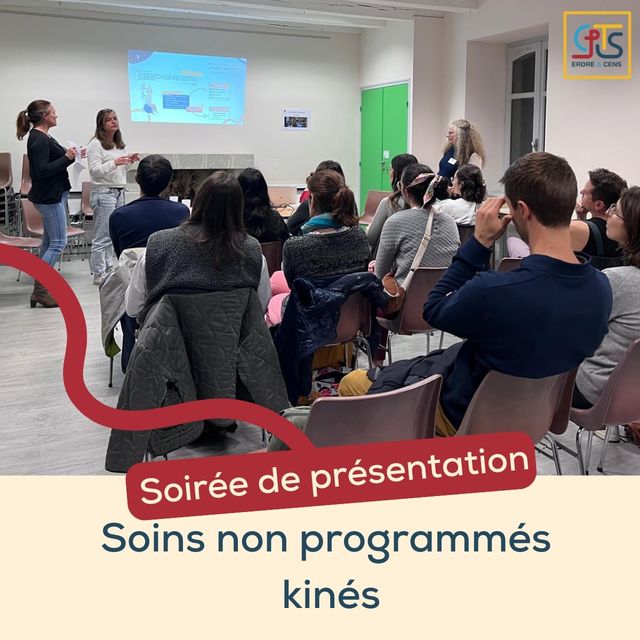 09 OCTOBRE 2025 : Soirée de présentation du dispositif Soins Non Programmés Kinés (SNP MK) de la CPTS Erdre et Cens