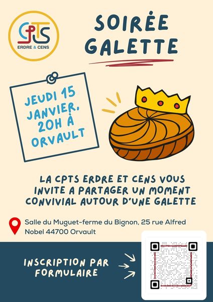 Jeudi 15 janvier 2026 : Soirée "GALETTE"