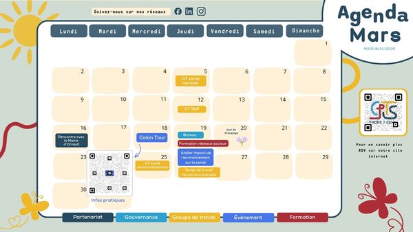 Agenda Mars 2026