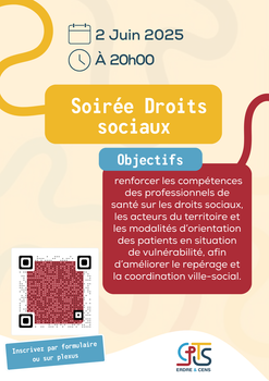 2 juin 2026 : Soirée de formation droits sociaux