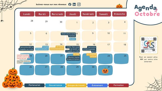 Agenda Octobre 2026