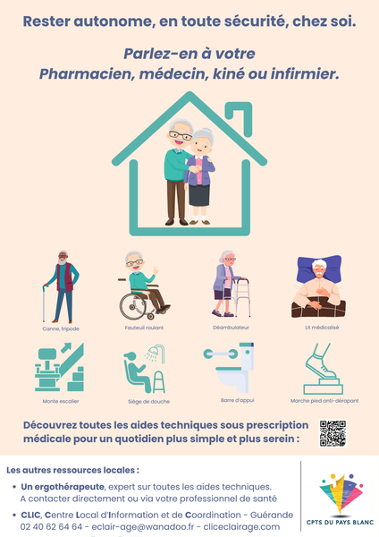 Promotion des aides techniques auprès des patients et des professionnels de santé