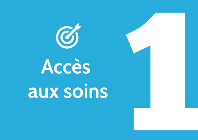 1 - Améliorer l'accès aux soins
