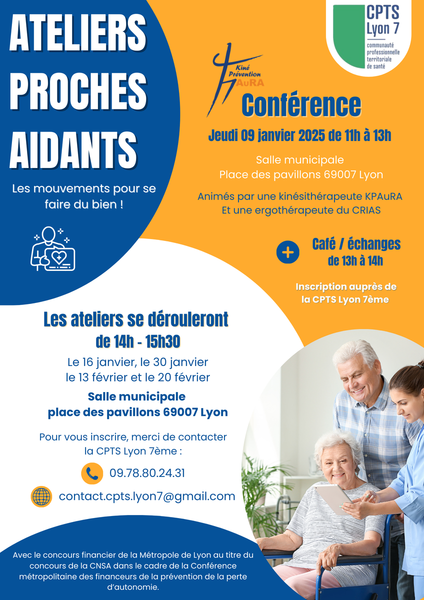 Ateliers pour Proches Aidants : Participez à nos ateliers en collaboration avec KPaura