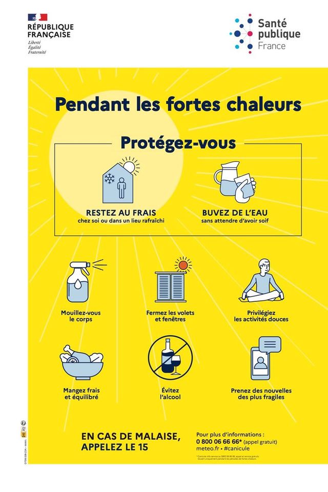Canicule : adoptez les bons gestes !