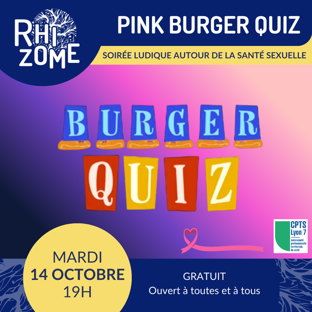 🎗Octobre Rose : Pink Burg Quizz à la MJC Jean Macé 