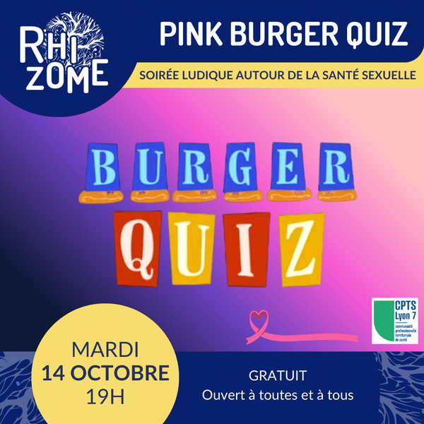 🎗Octobre Rose : Pink Burg Quizz à la MJC Jean Macé 