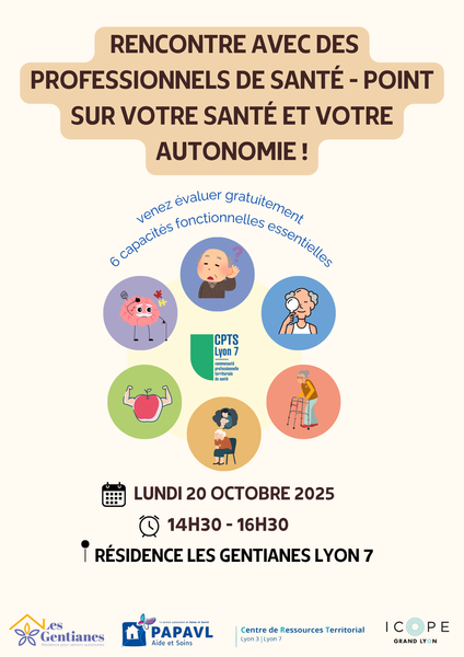 🔎Retour sur l'après-midi prévention auprès des séniors de la Résidence Les Gentianes!  