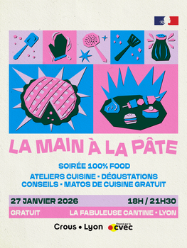 🖐🌱La CPTS Lyon 7 au cœur de l'événement "La main à la pâte" du Crous de Lyon!  