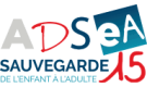 logo ADSEeA 15 - Association départementale de Sauvegarde de l'enfant à l'adulte