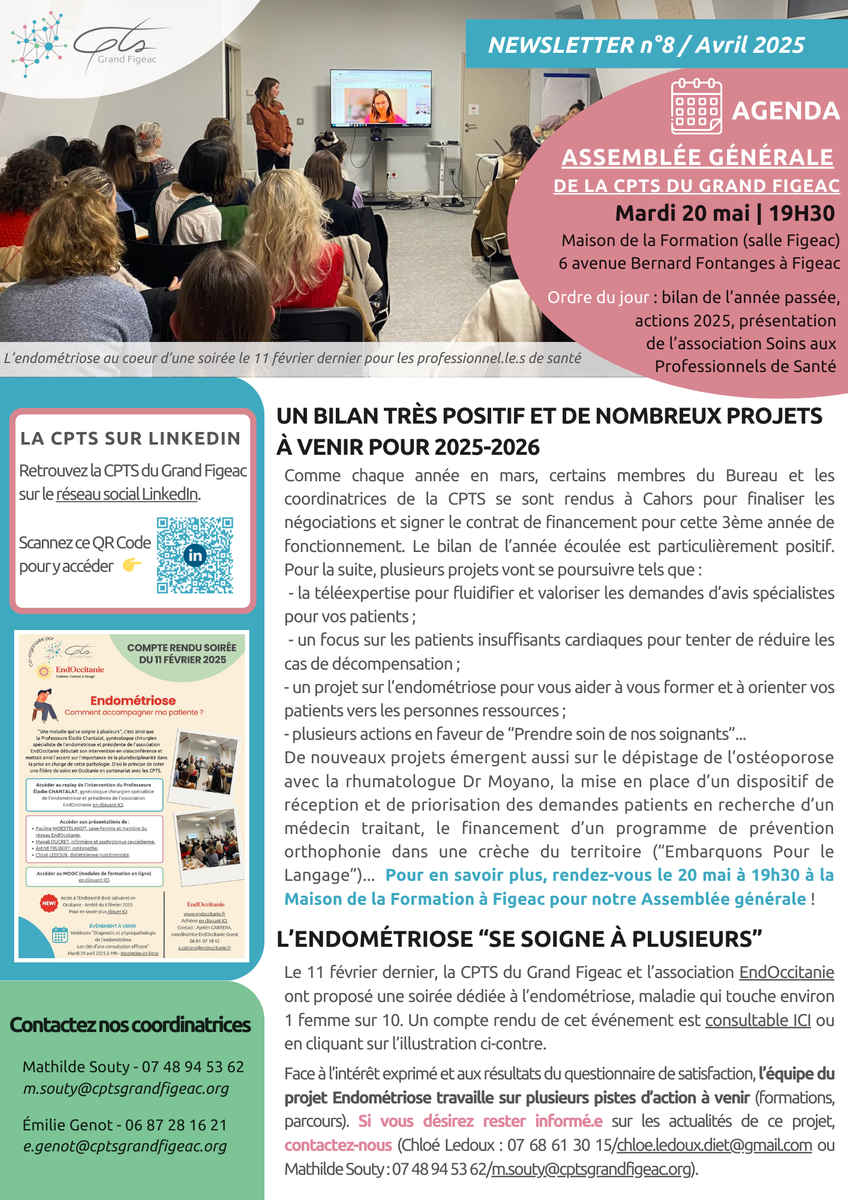 PRENDRE SOIN des patients et des professionnels de santé du territoire