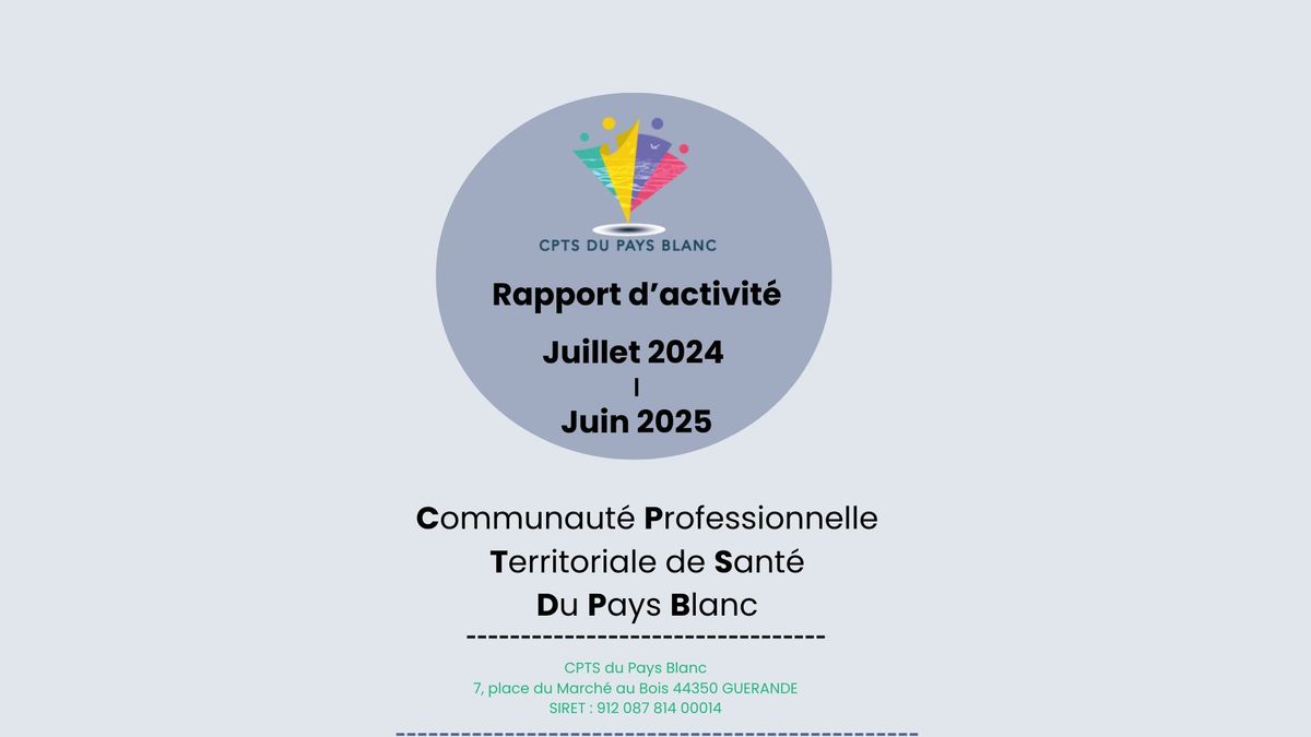 Rapport d'activité
